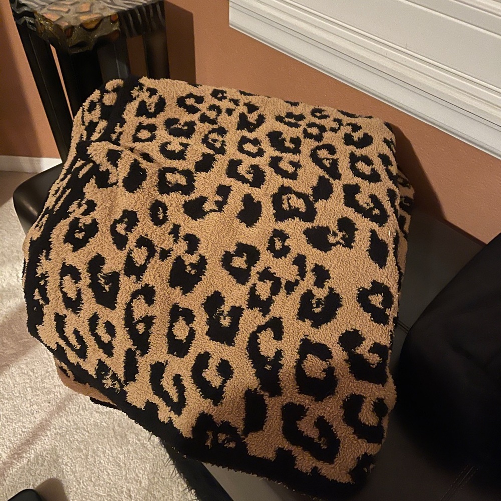 Barefoot Dreams Leopard throw.